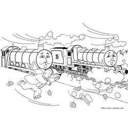 Malvorlage: Zug / Lokomotive (Transport) #135246 - Kostenlose Malvorlagen zum Ausdrucken