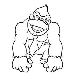 Malvorlage: Esel Kong (Videospiele) #112166 - Kostenlose Malvorlagen zum Ausdrucken