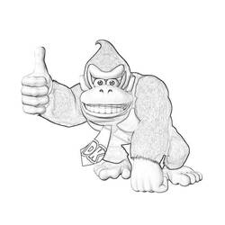 Malvorlage: Esel Kong (Videospiele) #112190 - Kostenlose Malvorlagen zum Ausdrucken