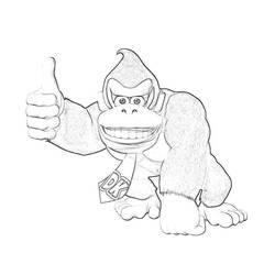 Malvorlage: Esel Kong (Videospiele) #112199 - Kostenlose Malvorlagen zum Ausdrucken
