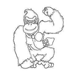Malvorlage: Esel Kong (Videospiele) #112220 - Kostenlose Malvorlagen zum Ausdrucken