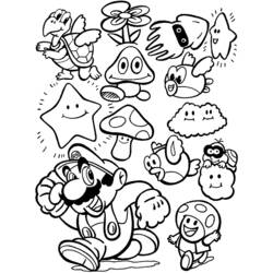 Malvorlage: Mario-Brüder (Videospiele) #112467 - Kostenlose Malvorlagen zum Ausdrucken