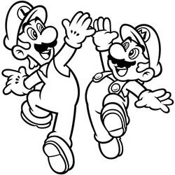 Malvorlage: Mario-Brüder (Videospiele) #112468 - Kostenlose Malvorlagen zum Ausdrucken