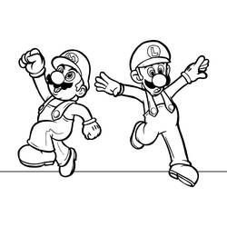 Malvorlage: Mario-Brüder (Videospiele) #112469 - Kostenlose Malvorlagen zum Ausdrucken