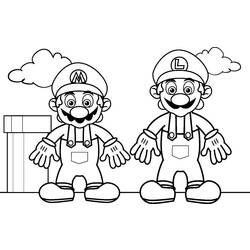 Malvorlage: Mario-Brüder (Videospiele) #112475 - Kostenlose Malvorlagen zum Ausdrucken