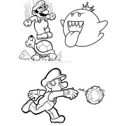 Malvorlage: Mario-Brüder (Videospiele) #112530 - Kostenlose Malvorlagen zum Ausdrucken