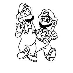 Malvorlage: Mario-Brüder (Videospiele) #112535 - Kostenlose Malvorlagen zum Ausdrucken