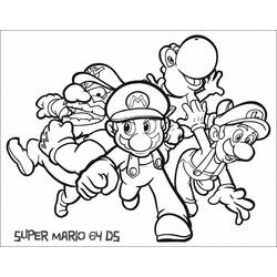 Malvorlage: Mario-Brüder (Videospiele) #112551 - Kostenlose Malvorlagen zum Ausdrucken