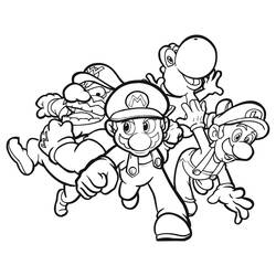 Malvorlage: Mario-Brüder (Videospiele) #112557 - Kostenlose Malvorlagen zum Ausdrucken