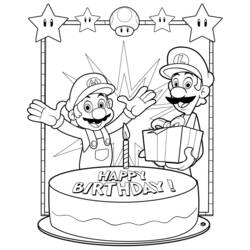 Malvorlage: Mario-Brüder (Videospiele) #112580 - Kostenlose Malvorlagen zum Ausdrucken