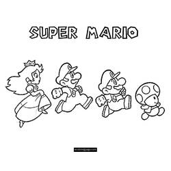 Malvorlage: Mario-Brüder (Videospiele) #112611 - Kostenlose Malvorlagen zum Ausdrucken