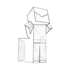 Malvorlage: Minecraft (Videospiele) #113854 - Kostenlose Malvorlagen zum Ausdrucken