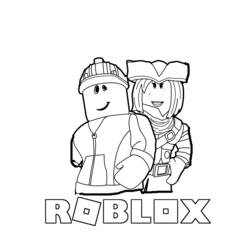 Zeichnungen zum Ausmalen: Roblox - Kostenlose Malvorlagen zum Ausdrucken