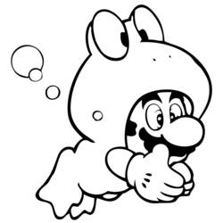 Malvorlage: Super Mario Bros. (Videospiele) #153567 - Kostenlose Malvorlagen zum Ausdrucken
