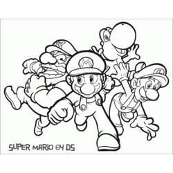 Malvorlage: Super Mario Bros. (Videospiele) #153595 - Kostenlose Malvorlagen zum Ausdrucken