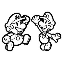Malvorlage: Super Mario Bros. (Videospiele) #153597 - Kostenlose Malvorlagen zum Ausdrucken