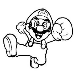 Malvorlage: Super Mario Bros. (Videospiele) #153625 - Kostenlose Malvorlagen zum Ausdrucken