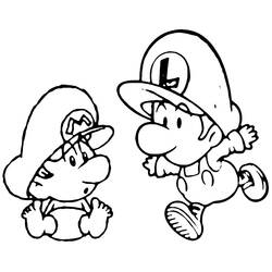 Malvorlage: Super Mario Bros. (Videospiele) #153702 - Kostenlose Malvorlagen zum Ausdrucken