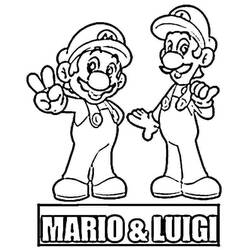 Malvorlage: Super Mario Bros. (Videospiele) #153722 - Kostenlose Malvorlagen zum Ausdrucken