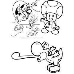 Malvorlage: Super Mario Bros. (Videospiele) #153736 - Kostenlose Malvorlagen zum Ausdrucken