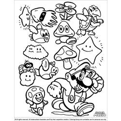 Malvorlage: Super Mario Bros. (Videospiele) #153780 - Kostenlose Malvorlagen zum Ausdrucken