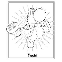 Malvorlage: Yoshi (Videospiele) #113508 - Kostenlose Malvorlagen zum Ausdrucken