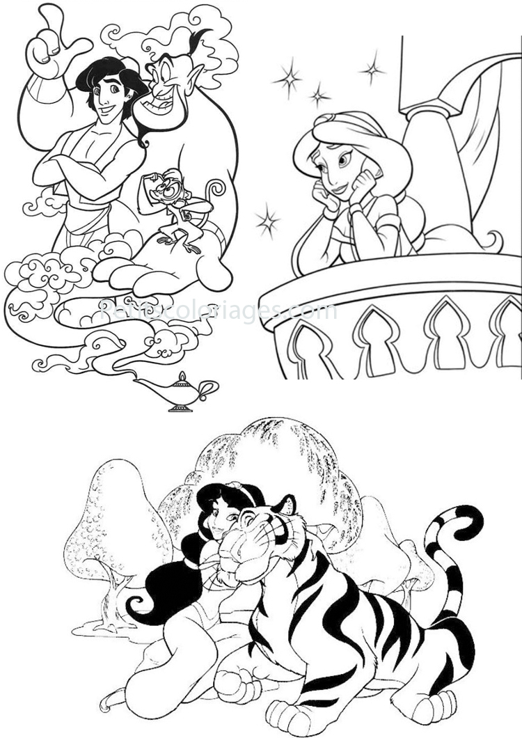 Malvorlage: Aladdin (Animationsfilme) #127783 - Kostenlose Malvorlagen zum Ausdrucken