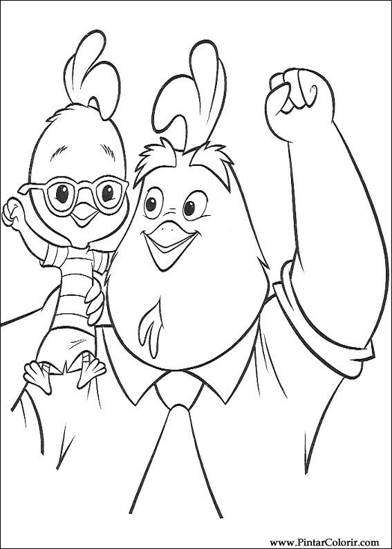 Malvorlage: Chicken Little (Animationsfilme) #73271 - Kostenlose Malvorlagen zum Ausdrucken