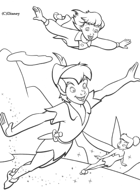 Malvorlage: Peter Pan (Animationsfilme) #129026 - Kostenlose Malvorlagen zum Ausdrucken
