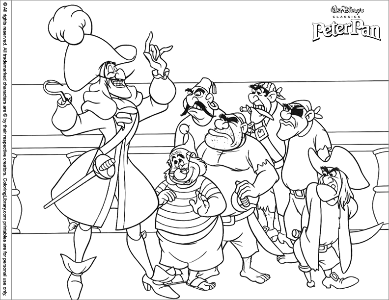 Malvorlage: Peter Pan (Animationsfilme) #129031 - Kostenlose Malvorlagen zum Ausdrucken