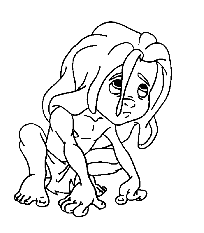 Malvorlage: Tarzan (Animationsfilme) #131093 - Kostenlose Malvorlagen zum Ausdrucken