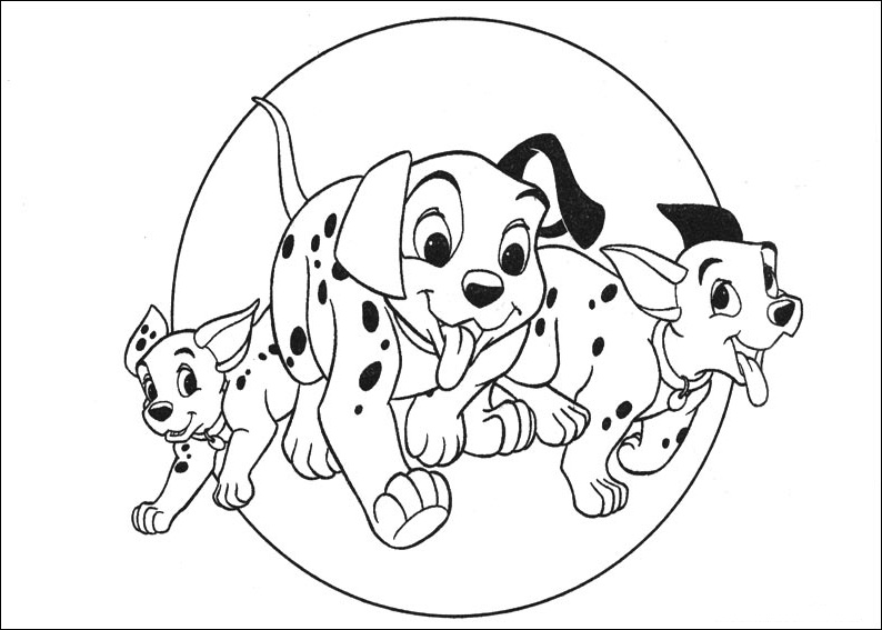 Malvorlage: 101 Dalmatiner (Animierte Filme) #129188 - Kostenlose Malvorlagen zum Ausdrucken