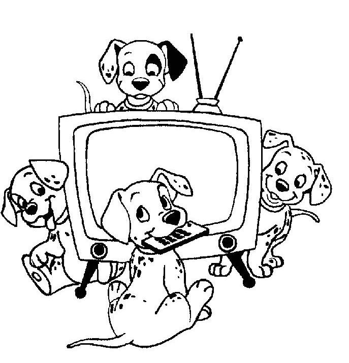 Malvorlage: 101 Dalmatiner (Animierte Filme) #129208 - Kostenlose Malvorlagen zum Ausdrucken