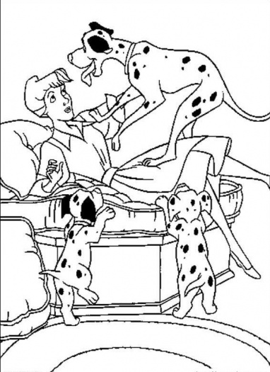 Malvorlage: 101 Dalmatiner (Animierte Filme) #129229 - Kostenlose Malvorlagen zum Ausdrucken