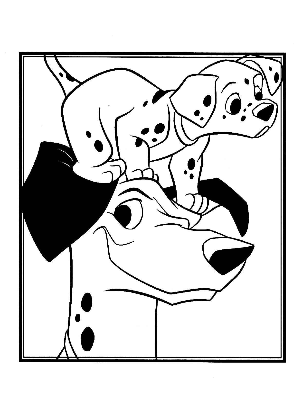 Malvorlage: 101 Dalmatiner (Animierte Filme) #129240 - Kostenlose Malvorlagen zum Ausdrucken