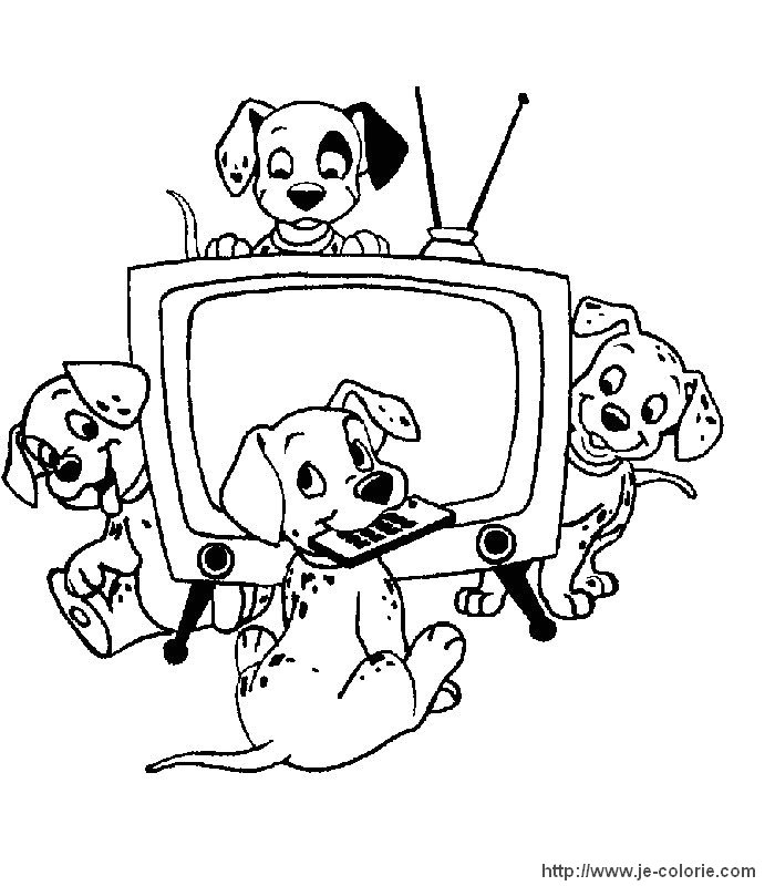 Malvorlage: 101 Dalmatiner (Animierte Filme) #129289 - Kostenlose Malvorlagen zum Ausdrucken