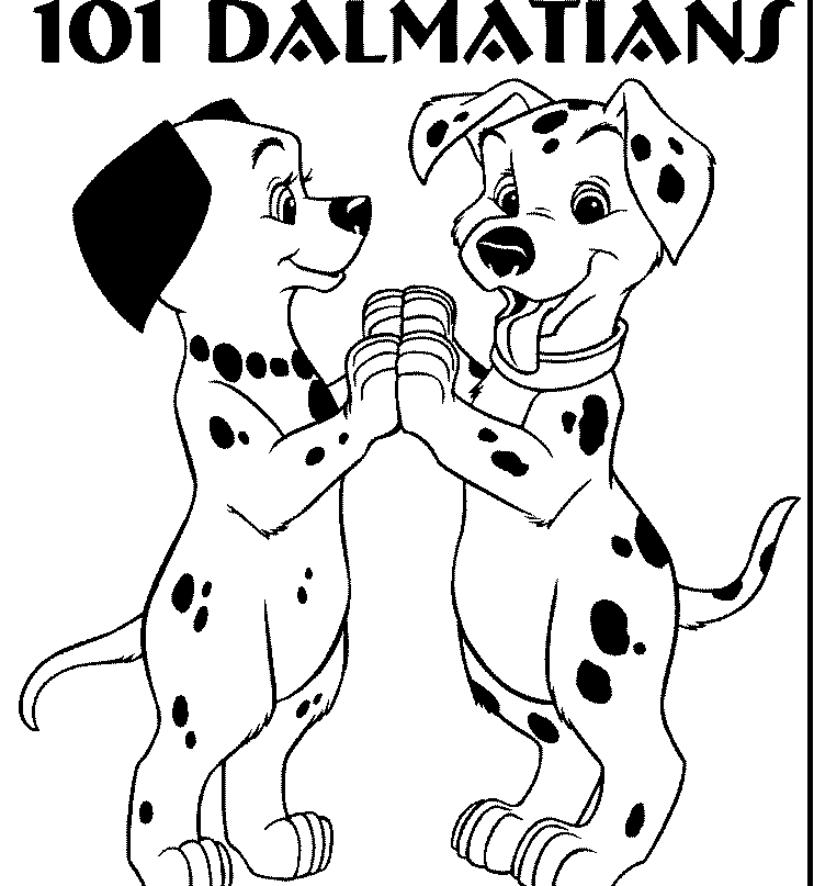 Malvorlage: 101 Dalmatiner (Animierte Filme) #129415 - Kostenlose Malvorlagen zum Ausdrucken