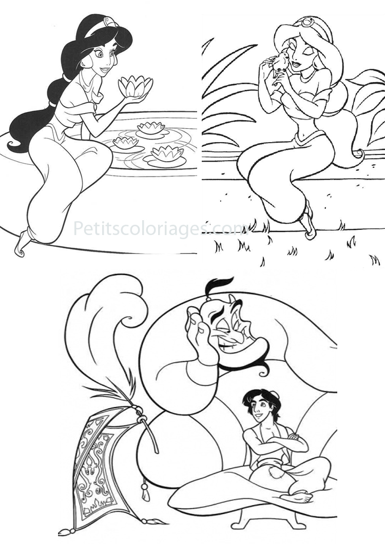 Malvorlage: Aladdin (Animierte Filme) #127730 - Kostenlose Malvorlagen zum Ausdrucken