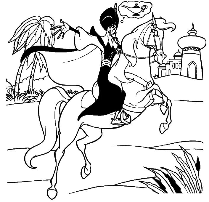 Malvorlage: Aladdin (Animierte Filme) #127775 - Kostenlose Malvorlagen zum Ausdrucken