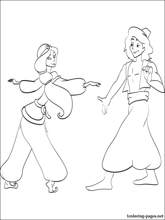 Malvorlage: Aladdin (Animierte Filme) #127797 - Kostenlose Malvorlagen zum Ausdrucken