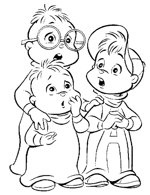 Malvorlage: Alvin und die Chipmunks (Animierte Filme) #128243 - Kostenlose Malvorlagen zum Ausdrucken