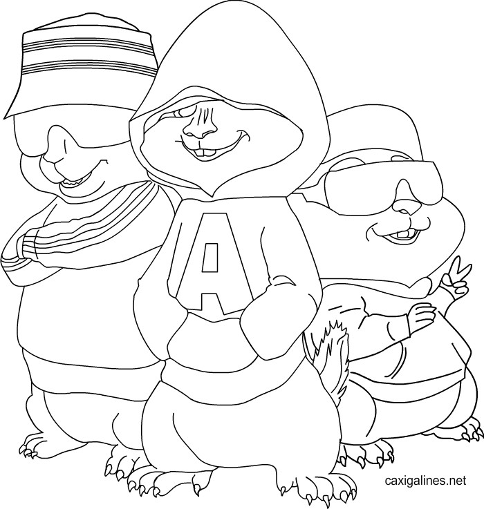 Malvorlage: Alvin und die Chipmunks (Animierte Filme) #128298 - Kostenlose Malvorlagen zum Ausdrucken