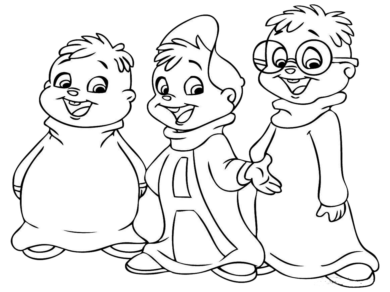 Malvorlage: Alvin und die Chipmunks (Animierte Filme) #128304 - Kostenlose Malvorlagen zum Ausdrucken