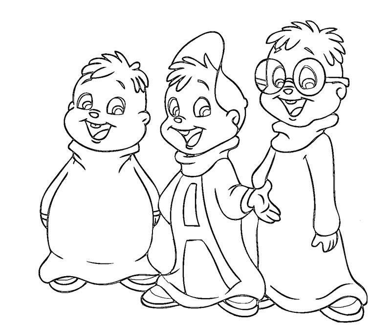 Malvorlage: Alvin und die Chipmunks (Animierte Filme) #128332 - Kostenlose Malvorlagen zum Ausdrucken