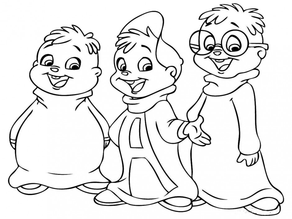 Malvorlage: Alvin und die Chipmunks (Animierte Filme) #128345 - Kostenlose Malvorlagen zum Ausdrucken