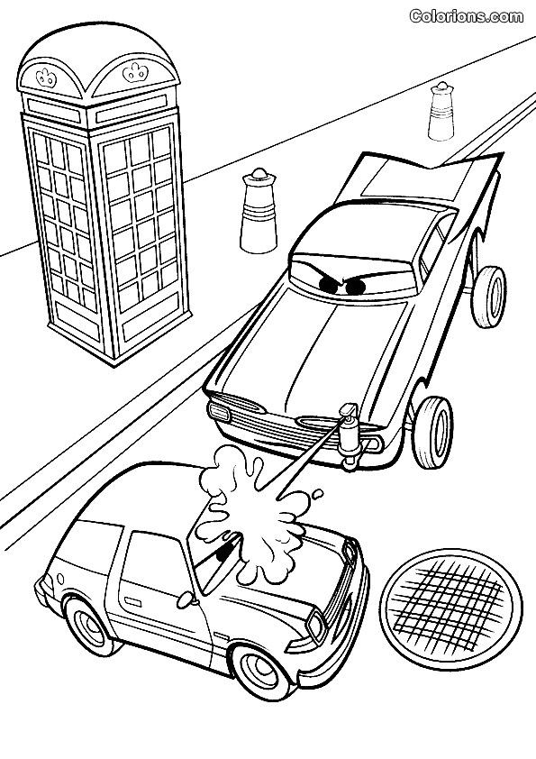 Malvorlage: Autos (Animierte Filme) #132601 - Kostenlose Malvorlagen zum Ausdrucken