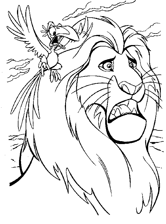 Malvorlage: Der König der Löwen (Animierte Filme) #73967 - Kostenlose Malvorlagen zum Ausdrucken