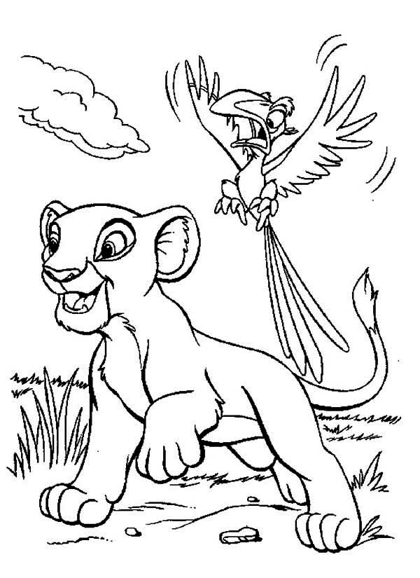 Malvorlage: Der König der Löwen (Animierte Filme) #74011 - Kostenlose Malvorlagen zum Ausdrucken