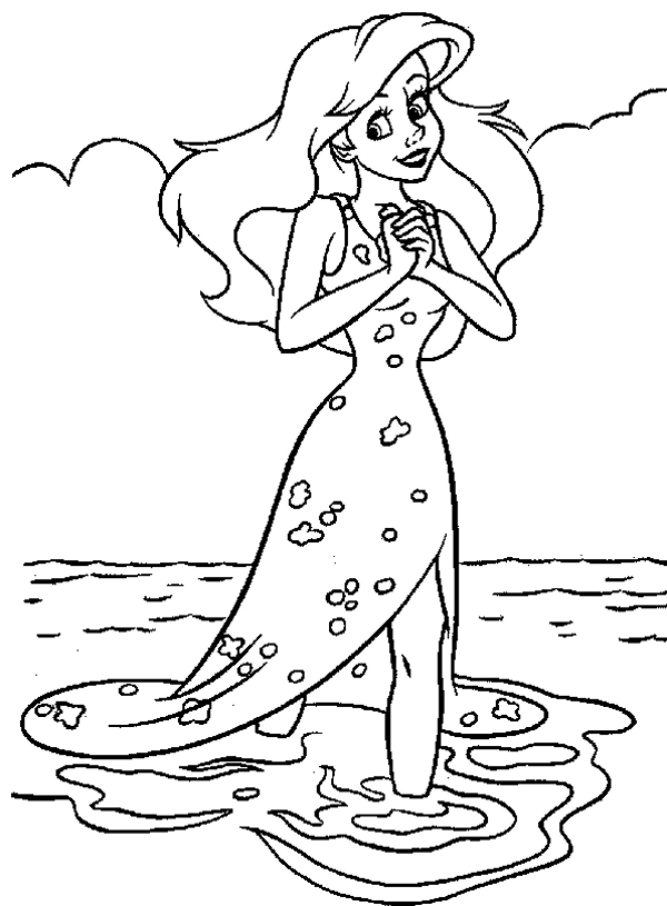 Malvorlage: Die kleine Meerjungfrau (Animierte Filme) #127287 - Kostenlose Malvorlagen zum Ausdrucken