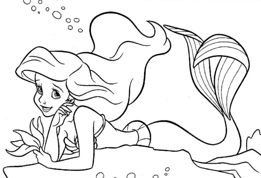 Malvorlage: Die kleine Meerjungfrau (Animierte Filme) #127357 - Kostenlose Malvorlagen zum Ausdrucken